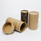 Recipientes de empacotamento impressos feitos sob encomenda do chá reciclável do tubo do papel de embalagem do cilindro