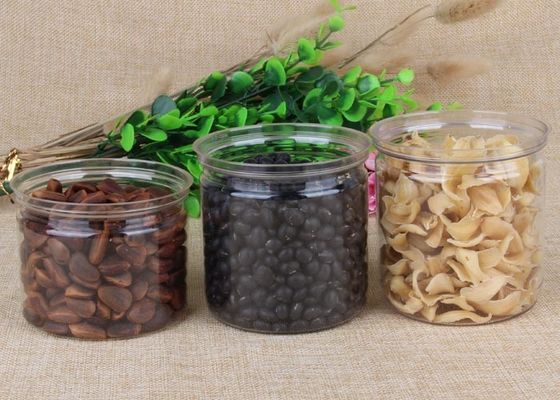 Dos tubos claros do empacotamento plástico do alimento cartucho redondo profissional dos doces do animal de estimação