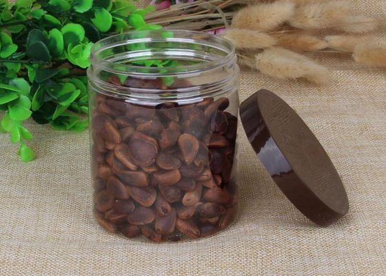 o ANIMAL DE ESTIMAÇÃO seco dos frascos do animal de estimação do espaço livre do recipiente de alimento 550ml/580ml pode protecção contra o calor do tampão dos PP