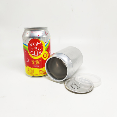 As latas de bebida 500ML de alumínio com as extremidades abertas fáceis magros alisam