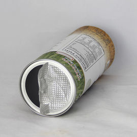 Christmas Theme Gift Packaging Paper Tube with Custom Size for Tea Snacks and Cosmetics