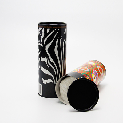 Moisture Proof Recycled Cylinder Paper Tube For Car Tissue Cardboard Paper Tube With Window Lid