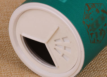 Tampa plástica Eco do abanador - latas compostas de papel amigáveis para a especiaria/sal/pó