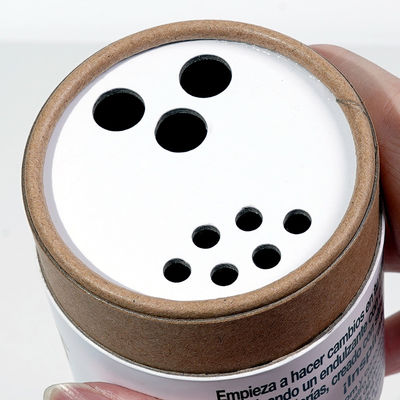 Eco-friendly Spice Paper Tube Packaging For Food Grade Tea Package Custom Size FDA-SGS ISO9001 Certified