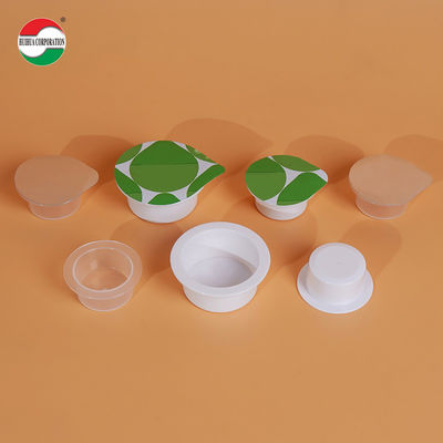 6oz personalizar logotipo copos de iogurte grego de parede única plástico de tamanho pequeno copos de sorvete de frutas tampas material PP para snacks chocolate