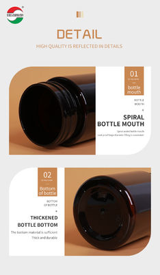 China Factory Customized Lucifugal Stronge PET Plastic Can for Candies Soft Sweets