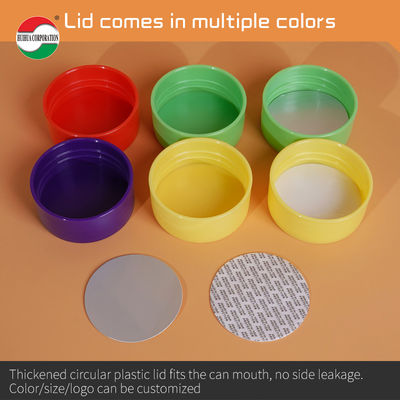 China Factory Customized Lucifugal Stronge PET Plastic Can for Candies Soft Sweets