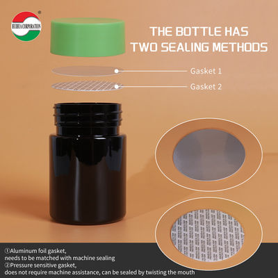 China Factory Customized Lucifugal Stronge PET Plastic Can for Candies Soft Sweets