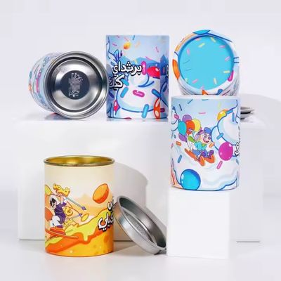 Serviço OEM Personalizado Tubo de Papel Interno PE Impermeável Biodegradável para Alimentos para Sorvete