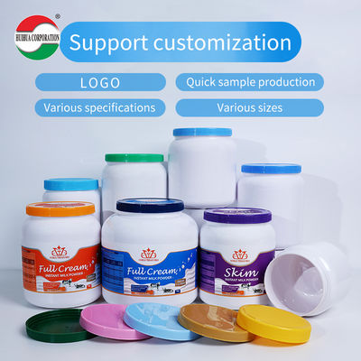 1000ml 2000ml 2200ml 2300ml 2625ml 4000ml PET Jar de leite em pó Proteína de soro de leite Container com parafuso para açúcar alimentos para bebês