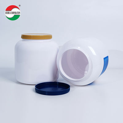 Wholesale 4000ml High Volume PET Plastic Jar Container with Screw Cap for Health Supplements and Milk Powder