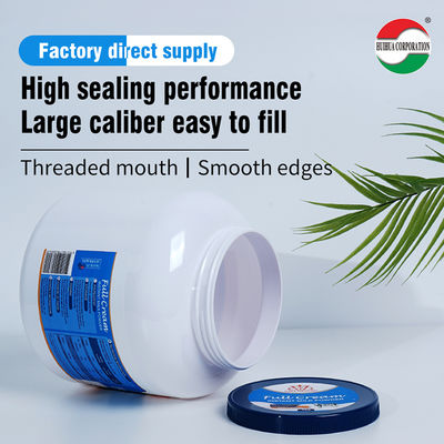 Wholesale 4000ml High Volume PET Plastic Jar Container with Screw Cap for Health Supplements and Milk Powder
