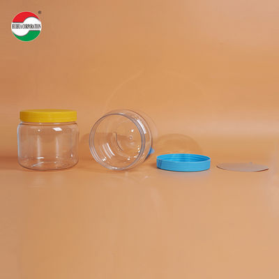 1100ml OEM Customized Color PET Cap Transparent PET Plastic Can for Milk Powder