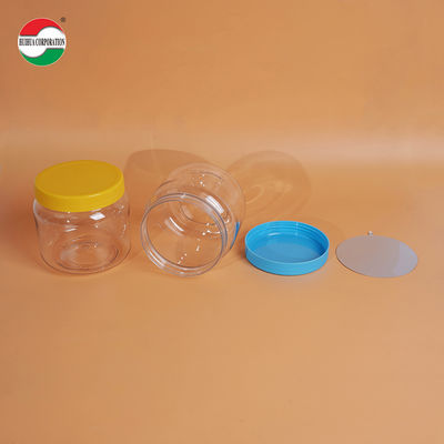 1100ml OEM Customized Color PET Cap Transparent PET Plastic Can for Milk Powder