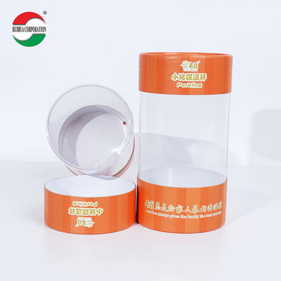 Tubo de Papel de Janela de PVC Criativo Vantagem UV Juguete impermeável Presente T-Shirt Tubos de cilindro Embalagem