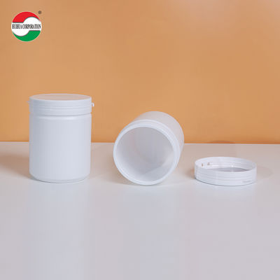 1250ML Cilindro de plástico transparente reciclável e à prova de umidade para garrafas de HDPE Produtos nutricionais de saúde HMD1250-96