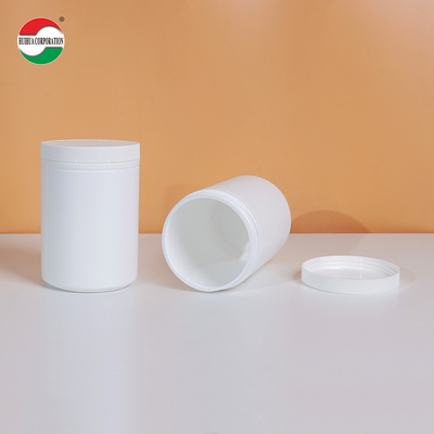 1750ML HDPE Bottle Screw Lip Eco-Friendly Material Food Grade Body Printing Plastic Cylinder HMD1750-130