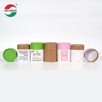 Custom Printed Kraft Cardboard Tube for Loose Powder Packaging