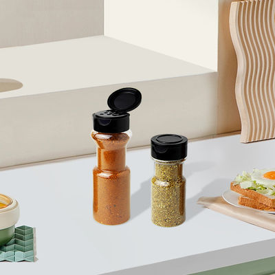 100ml 120ml 180ml 200ml Hot Sale Multipurpose Seasoning Bottle Spice Jar Plastic Salt Pepper Shakers BBQ Seasoning Bottle