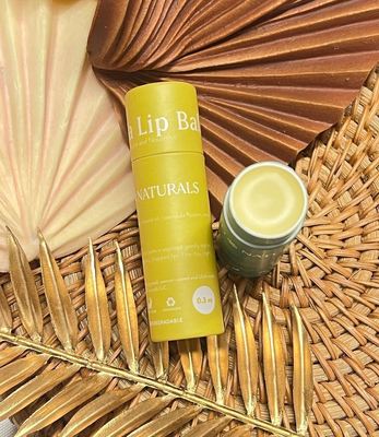 0.3oz Recyclable Kraft Cardboard Push up Lipstick Paper Tube Packaging Round Paper Container for Cosmetic Lip Balm Deodorant