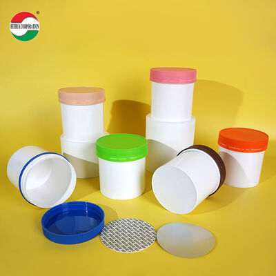 HDPE Plastic Vitamin Bottle Food Grade Jar Wide Mouth Manufacturing Wholesale Cylinder Screw Top
