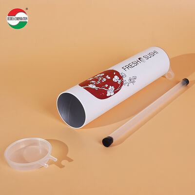 Custom Printing Sushi Paper Tube Packaging for Restaurants & Wholesalers Sushi Push Up Paper Tube