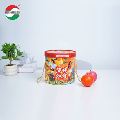 Customized Size Kraft Paper Tube Packaging for Fruits - Biodegradable and Sustainable