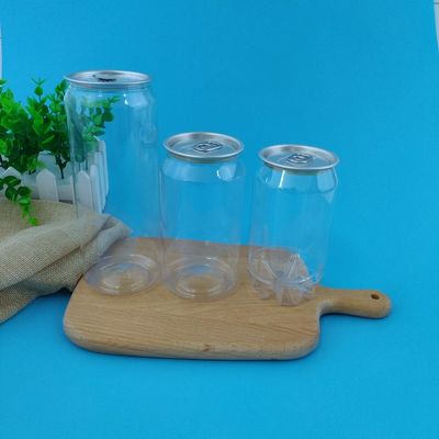 frasco aberto fácil plástico do animal de estimação de 300ML 500ML que empacota para o alimento secado