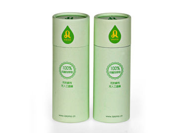 Tubo de papel cosmético luxuoso que empacota o cartão reciclável para cuidados com a pele